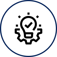 Innovation and efficiency symbol